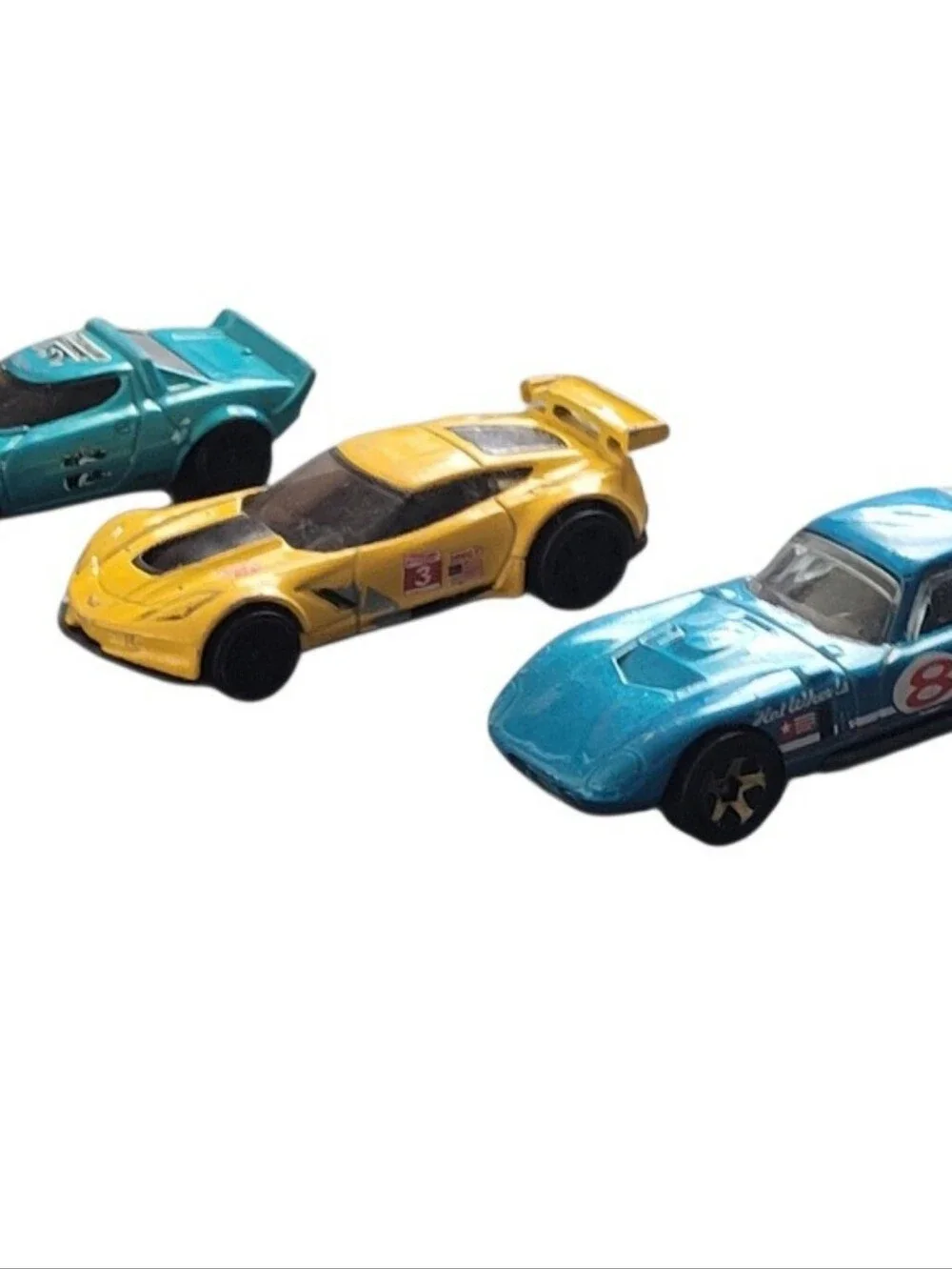 (Lot Of 3) Assorted Hot Wheels/ Shelby Cobra/ Lancia Stratos/ Chevrolet Corvette